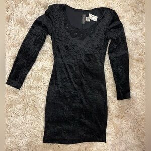 Vintage Velvet Witchy Dress